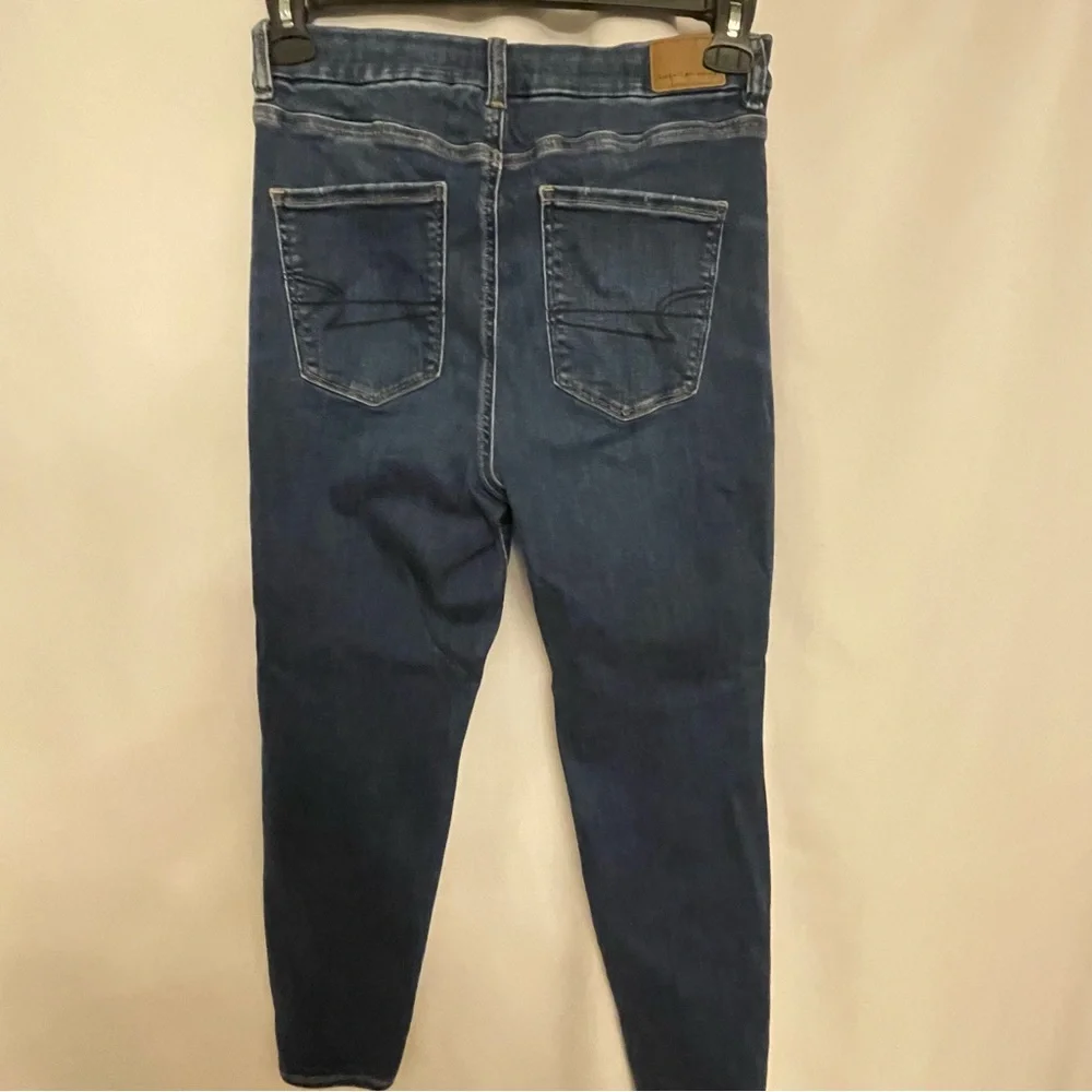 American Eagle Outfitters Blue Skinny Jeans with Stretch - Picture 4 of 5